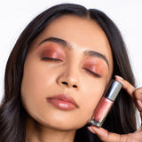 Eye Shimmer in shade Red Velvet on medium skin tone